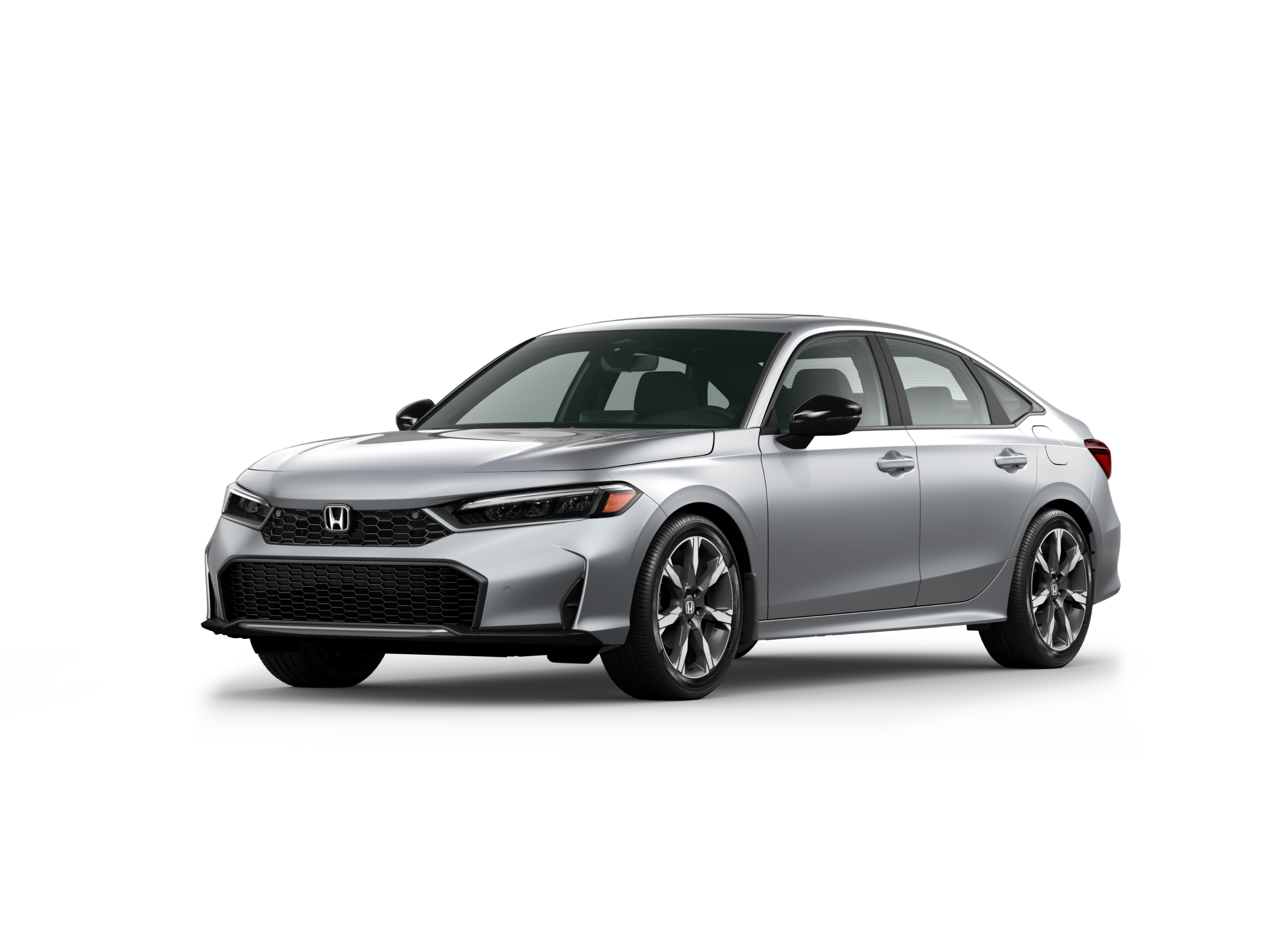 2026 Honda Civic Sedan Sport Touring Hybrid in Solar Silver Metallic